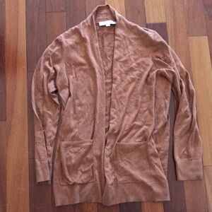 Women's Brown Cardigan Sweater